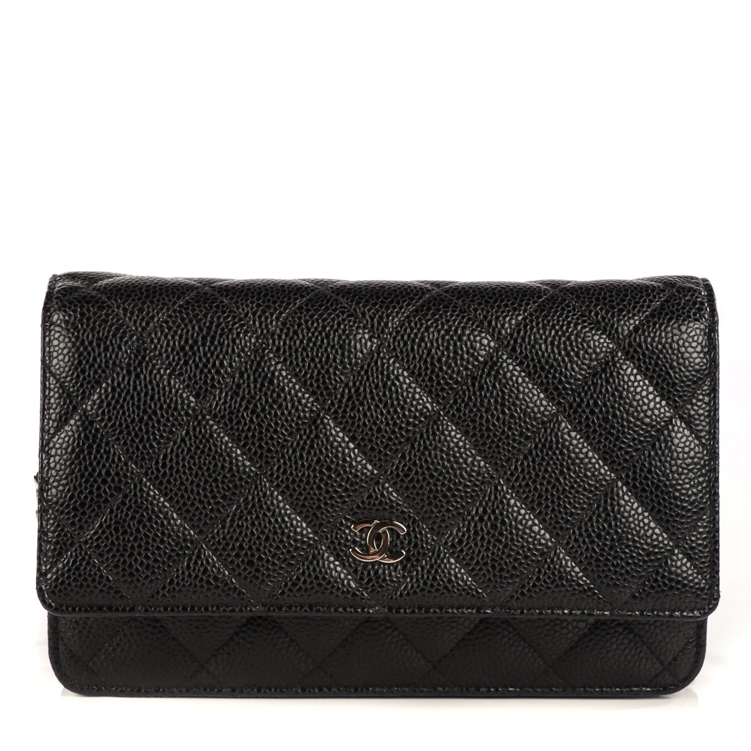 Chanel Caviar Quilted Wallet On Chain WOC Black 1 of 9