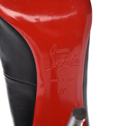 Christian Louboutin Patent Nappa Lady Grant 100 Cap Toe Pumps 40 Grey Black 6 of 16