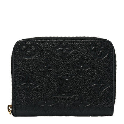 Louis Vuitton Empreinte Zippy Coin Purse Black 1 of 7