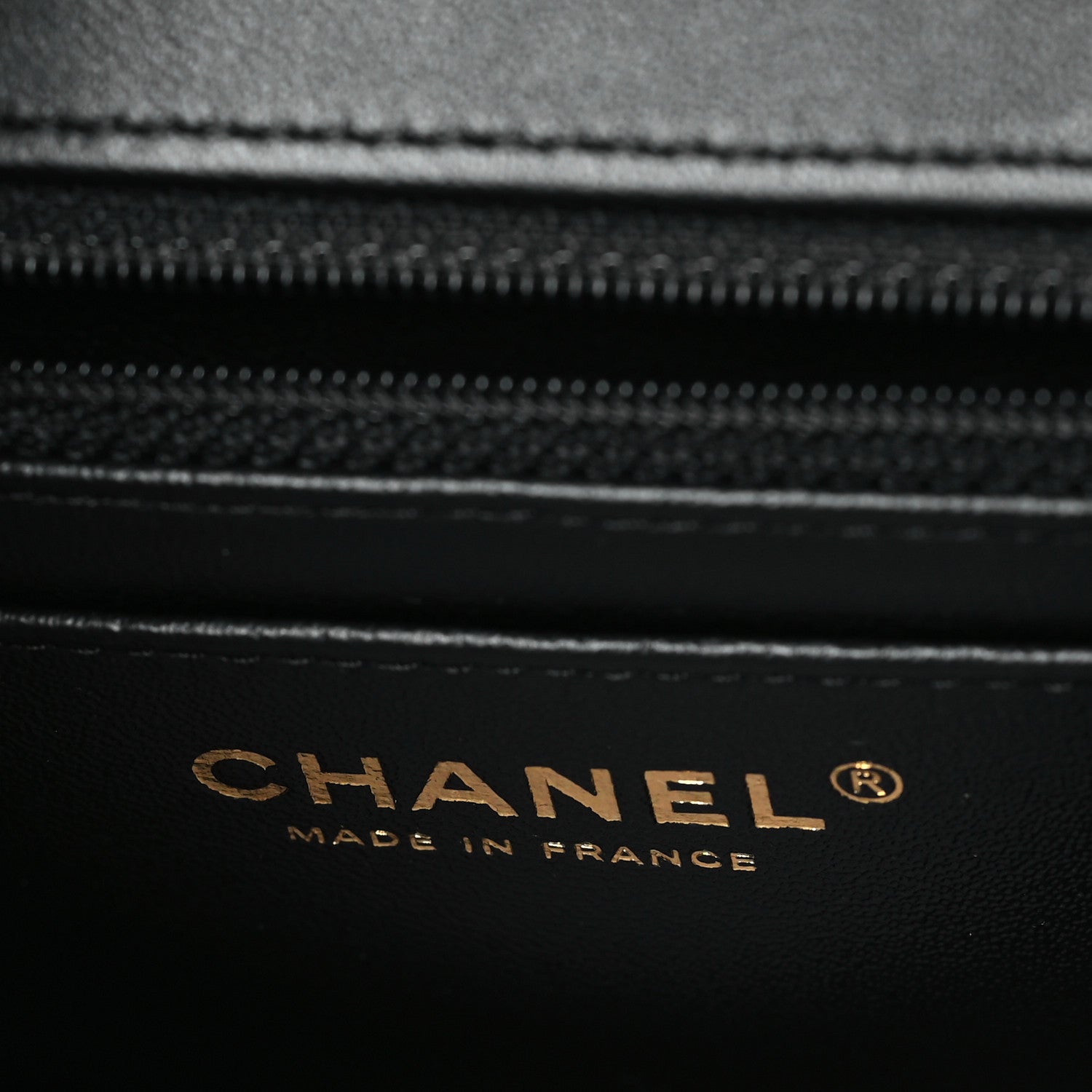 Chanel Lambskin Chevron Quilted Mini Rectangular Flap Black 5 of 10