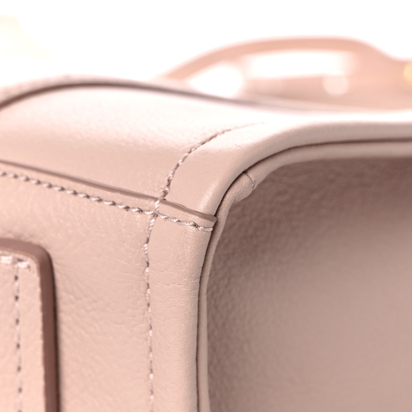 Grained Calfskin The Tote Bag Rose Dust