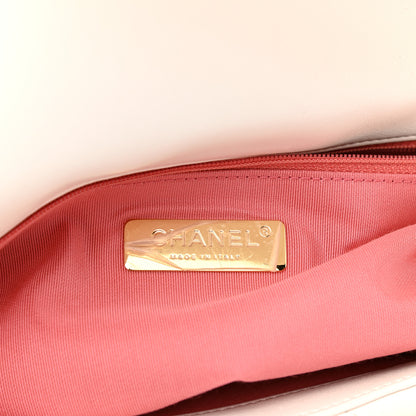 Chanel Lambskin Quilted Medium Chanel 19 Flap White 6 of 9