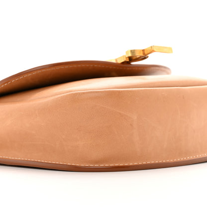 Saint Laurent Smooth Vintage Calfskin Small Kaia Satchel Brown Gold 9 of 11