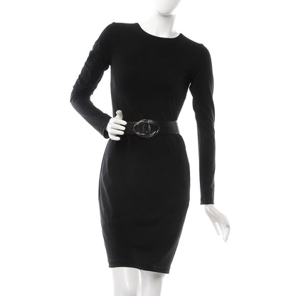 Chanel Calfskin CC Belt 90 36 Black 2 of 8