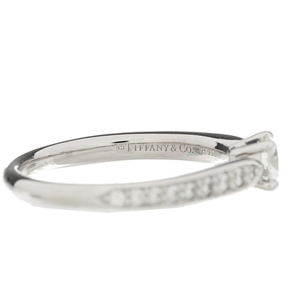 Tiffany Platinum Diamond .33ct Harmony Pave Engagement Ring 50 5.5 5 of 5