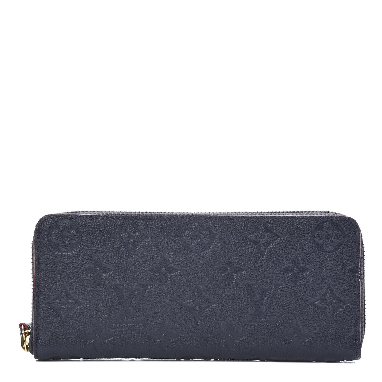 Empreinte Clemence Wallet Marine Rouge
