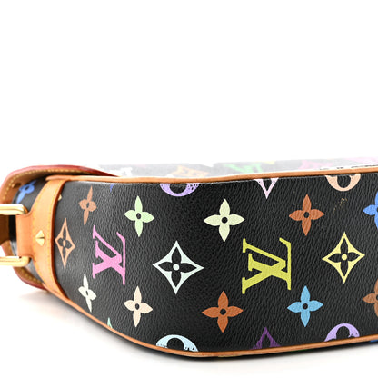 Louis Vuitton Monogram Multicolor Sologne Black 8 of 10