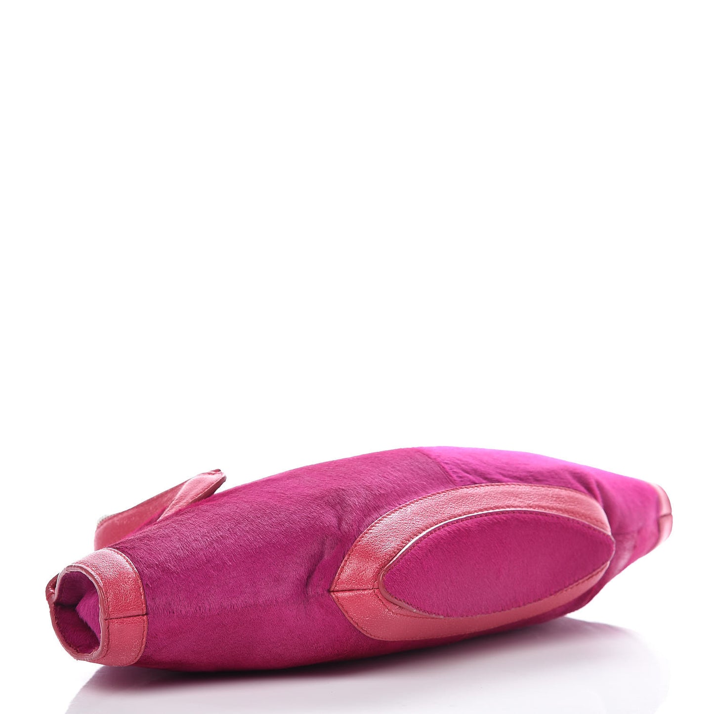 Calfskin De Manta Clutch Fuchsia