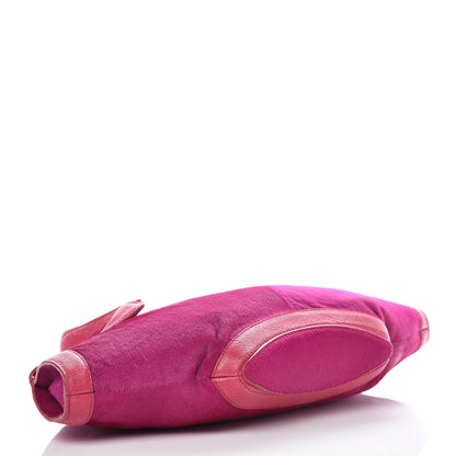 Alexander McQueen Calfskin De Manta Clutch Fuchsia 4 of 15