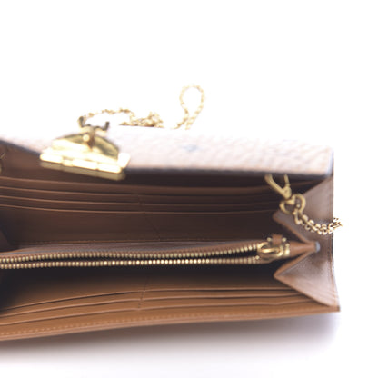 MCM Visetos Large Patricia Wallet On Chain Cognac 5 of 11