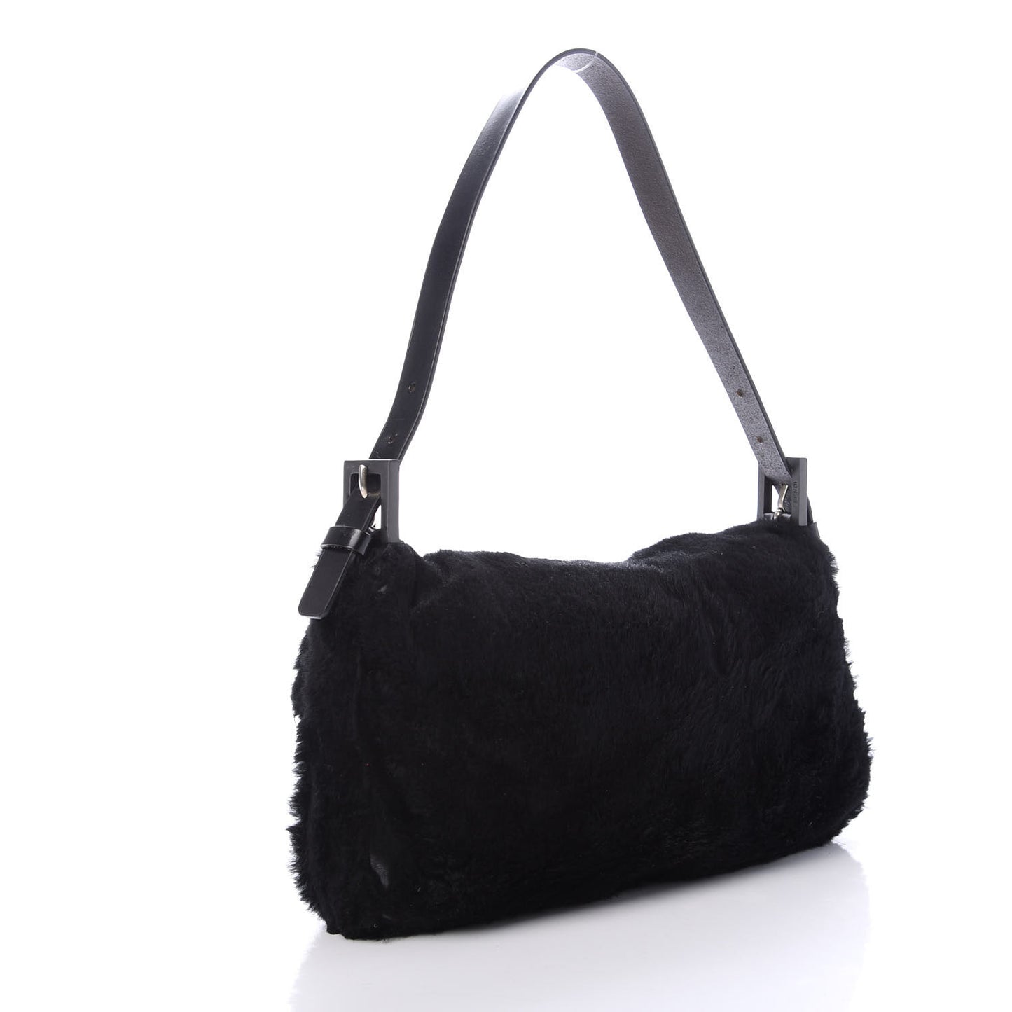 Rabbit Fur Baguette Black