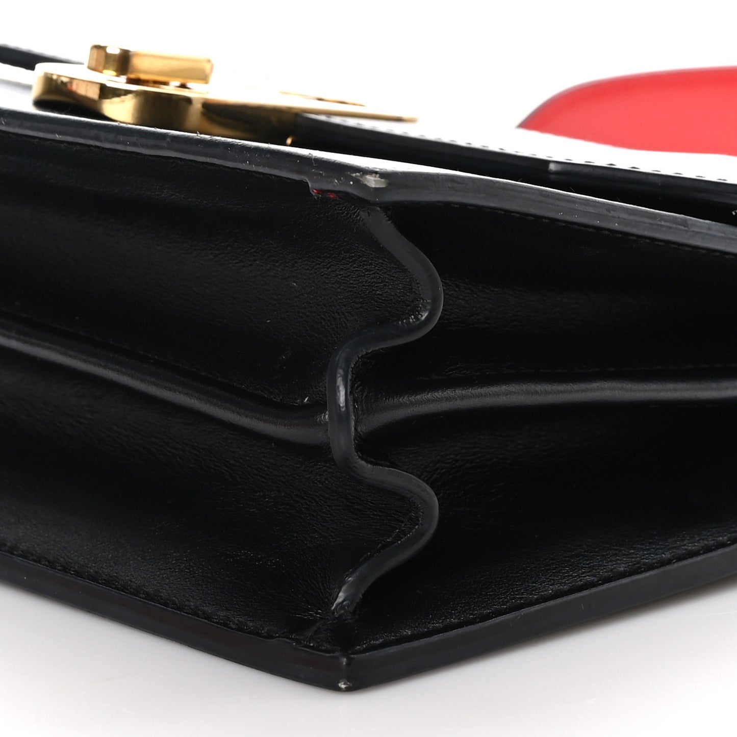 Calfskin Large Elisa Shoulder Bag Black