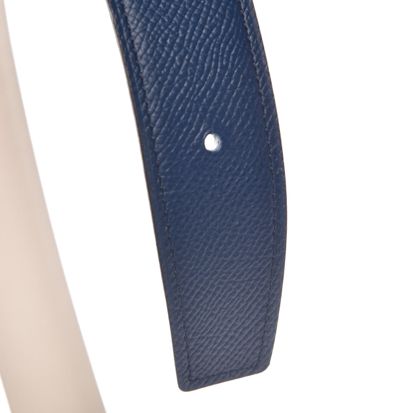 Epsom 32mm Belt Strap 90 Bleu De Malte Craie
