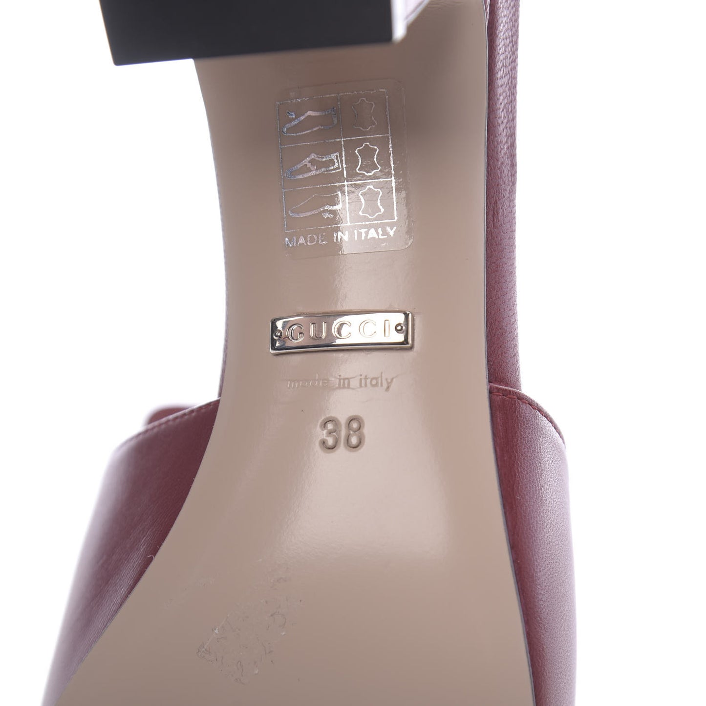 Malaga Kid Crystal Square G Madelyn Mules 38 Romantic Cerise