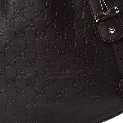 Gucci Guccissima Medium Pelham Shoulder Bag Dark Brown 8 of 12