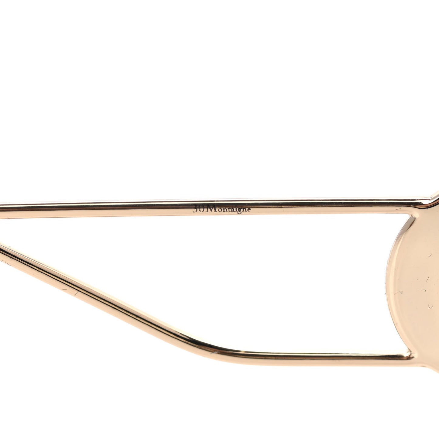 Square 30 Montaigne Sunglasses White