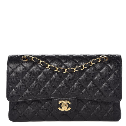 Chanel Caviar Quilted Medium Double Flap Black 1 of 9