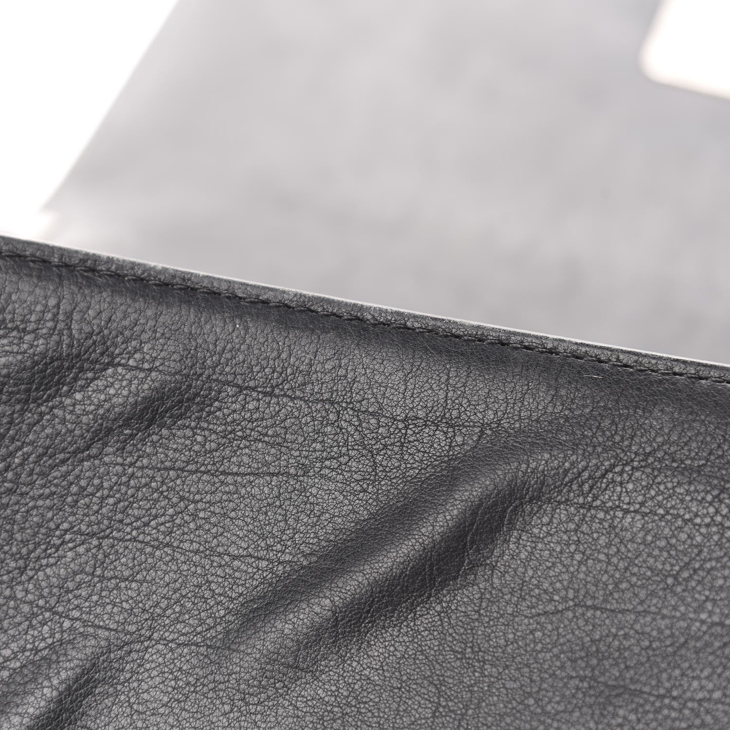 Chanel Calfskin Double Stitch Medium Boy Flap Black 15 of 17