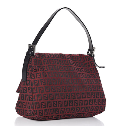 Fendi Zucchino Mama Baguette Red 3 of 12