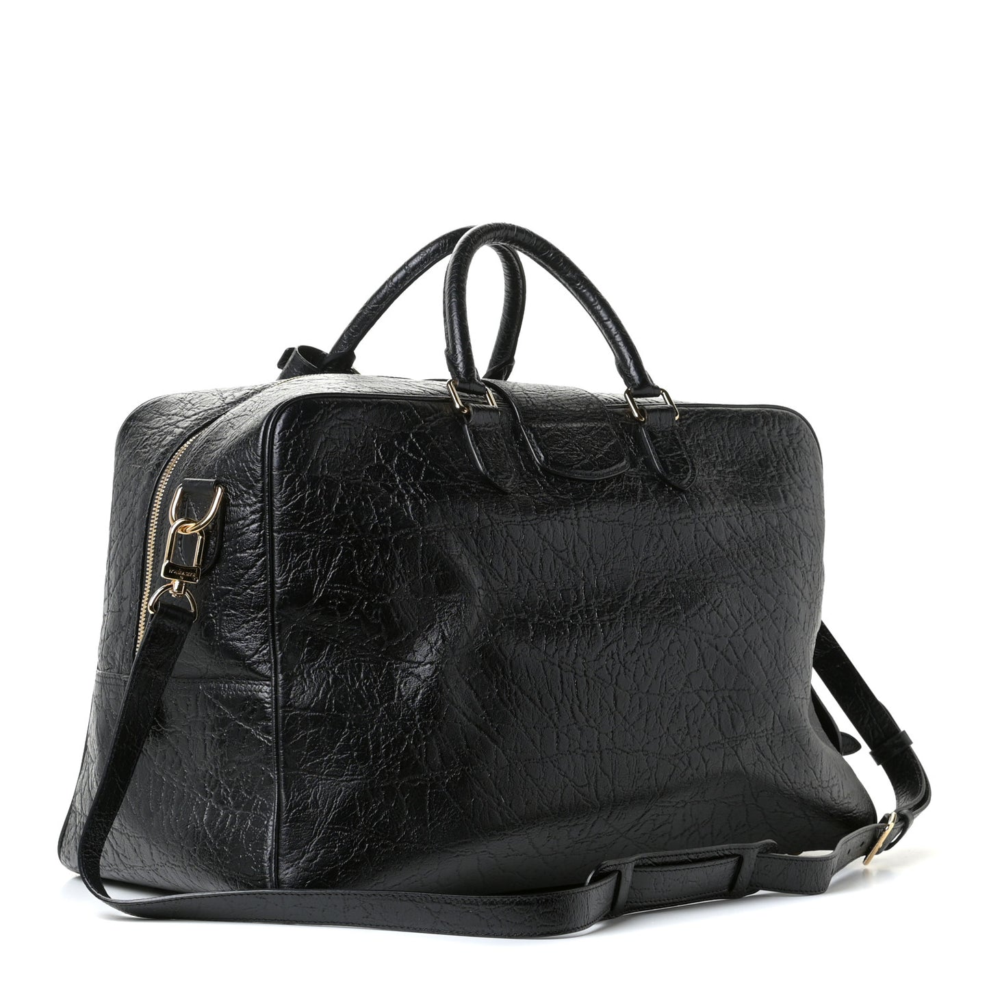 Cuir Indra Duffle Bag Black