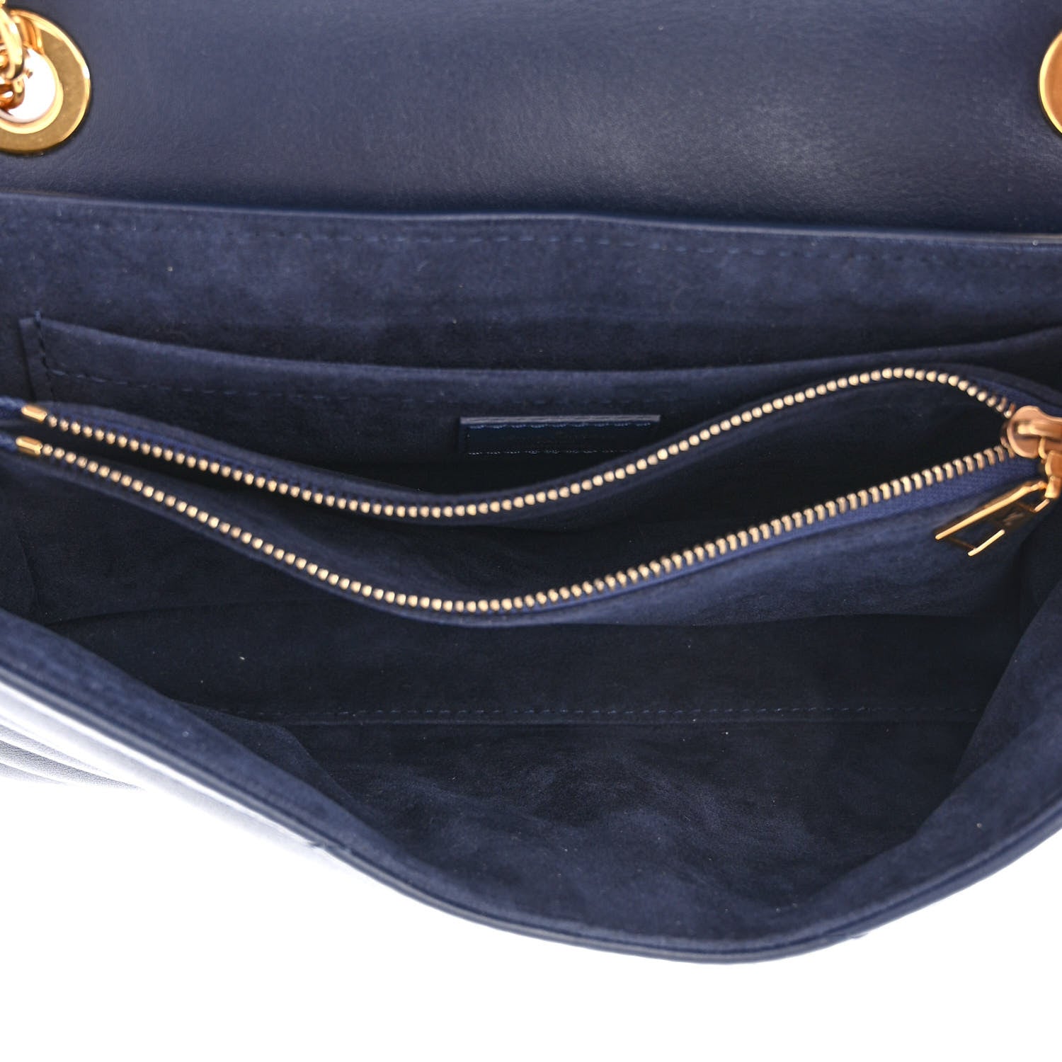 Louis Vuitton Calfskin New Wave Chain Bag MM NM Bleu Nuit 5 of 9
