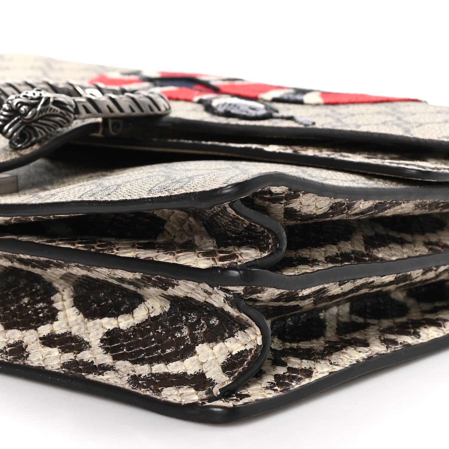 Gucci GG Supreme Monogram Kingsnake Embroidered Medium Dionysus Shoulder Bag Beige 11 of 11
