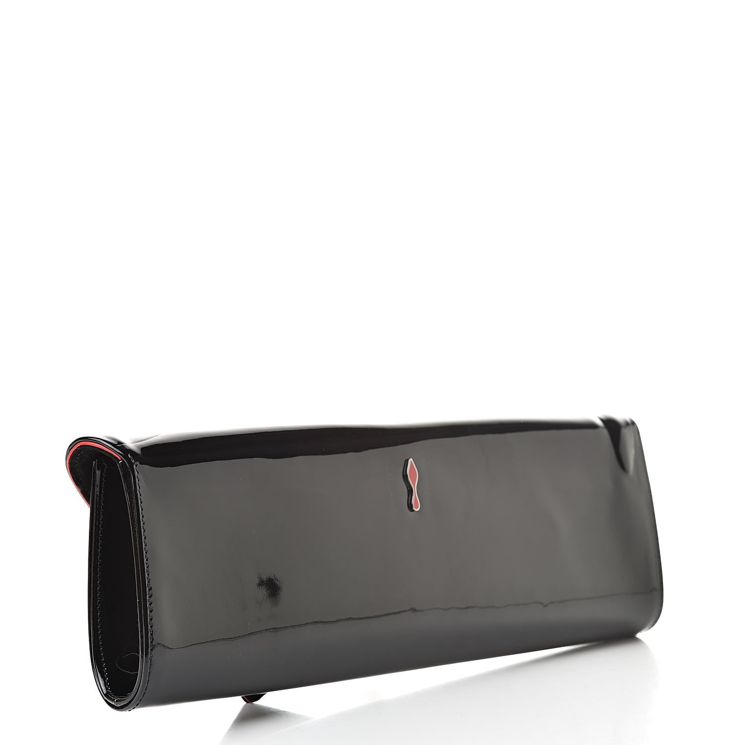 Christian Louboutin Patent So Kate Baguette Clutch Black 3 of 9