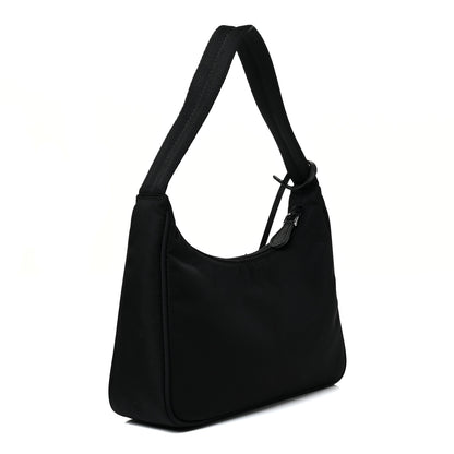 Prada Tessuto Nylon Mini Re-Edition 2000 Bag Black 3 of 11