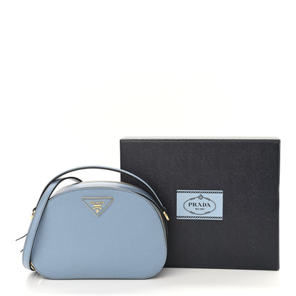 Prada Saffiano Lux Odette Crossbody Astrale 13 of 13