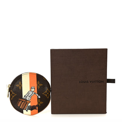 Louis Vuitton Monogram Groom Round Coin Purse 9 of 9