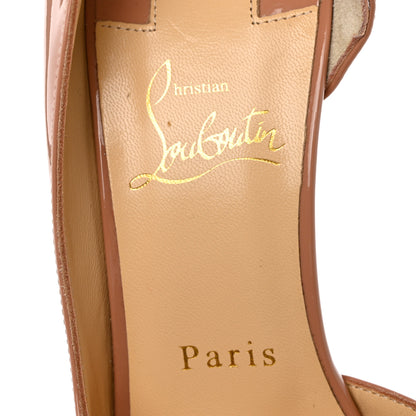 Christian Louboutin Patent Iriza 100 Pumps 38 Nude 6 of 12