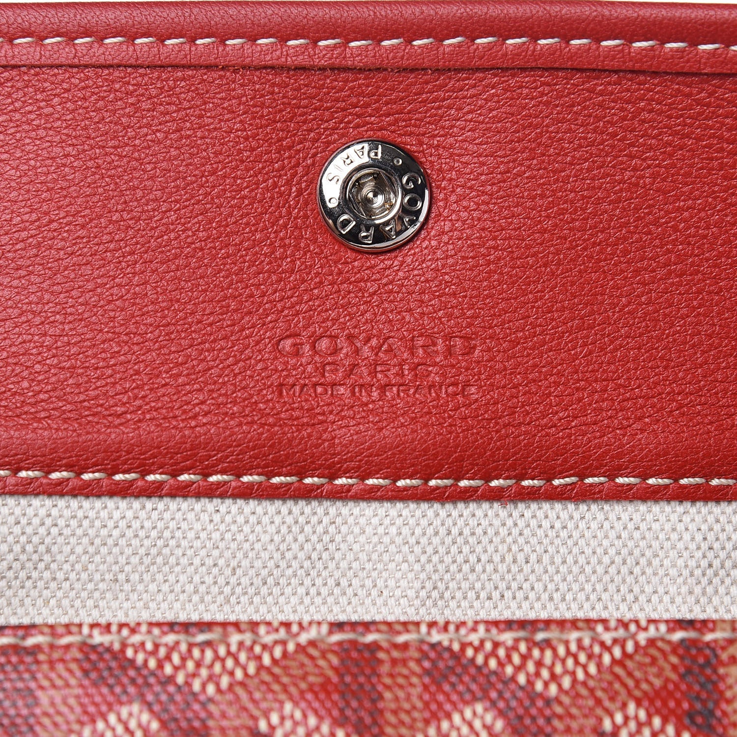 Goyard Goyardine Saint Louis GM Red 7 of 12