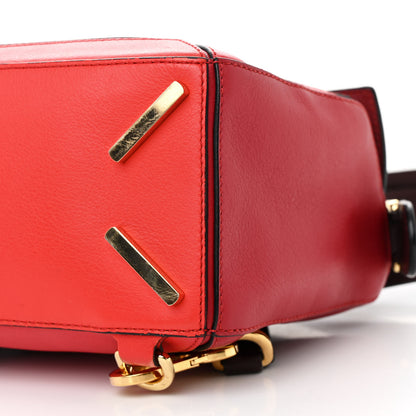 Loewe Calfskin Colorblock Small Puzzle Bag Red 9 of 13