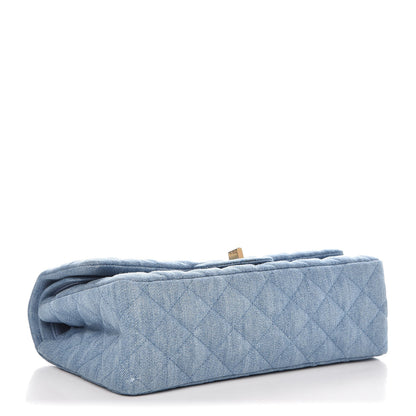 Chanel Denim Quilted 2.55 Reissue 225 Flap Light Blue 5 of 8