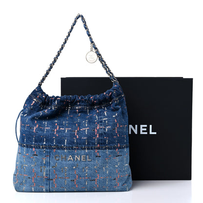 Chanel Denim Sequin Chanel 22 Blue 14 of 14