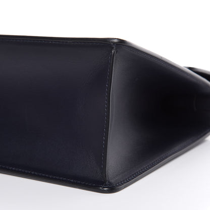 Gucci Calfskin Medium Sylvie Top Handle Bag Blue 11 of 12
