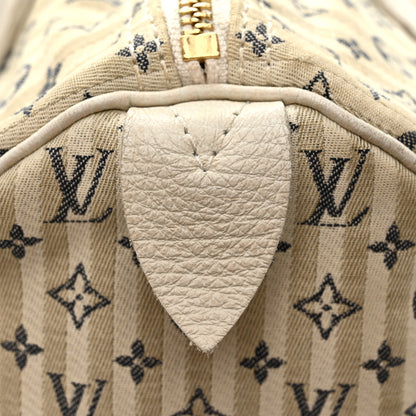 Louis Vuitton Mini Lin Croisette Speedy 30 Blue 6 of 15