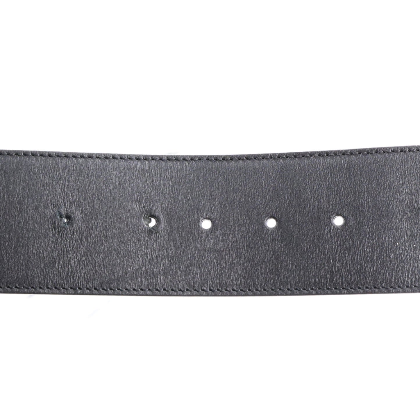 Calfskin Crystal Double G 55mm Belt 80 32 Black