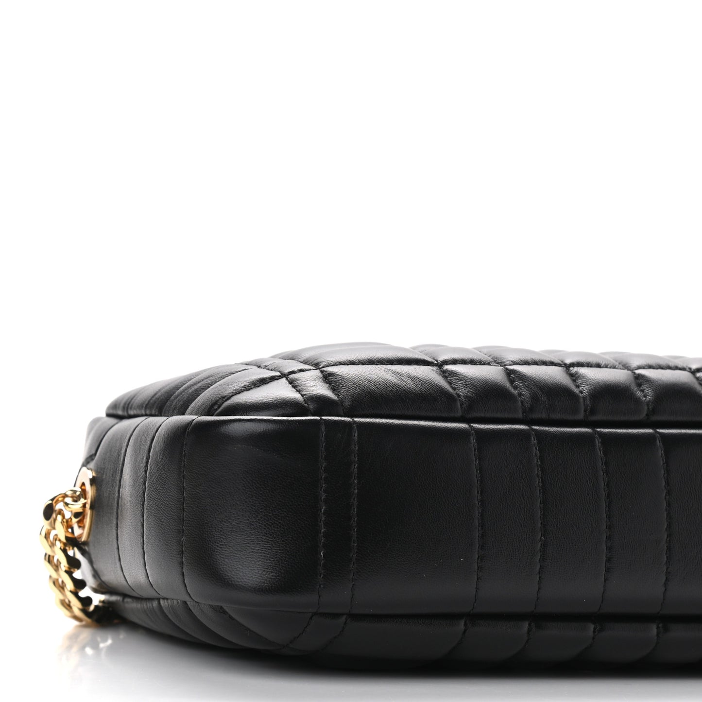 Calfskin Quilted Small Lola Camera Bag Black