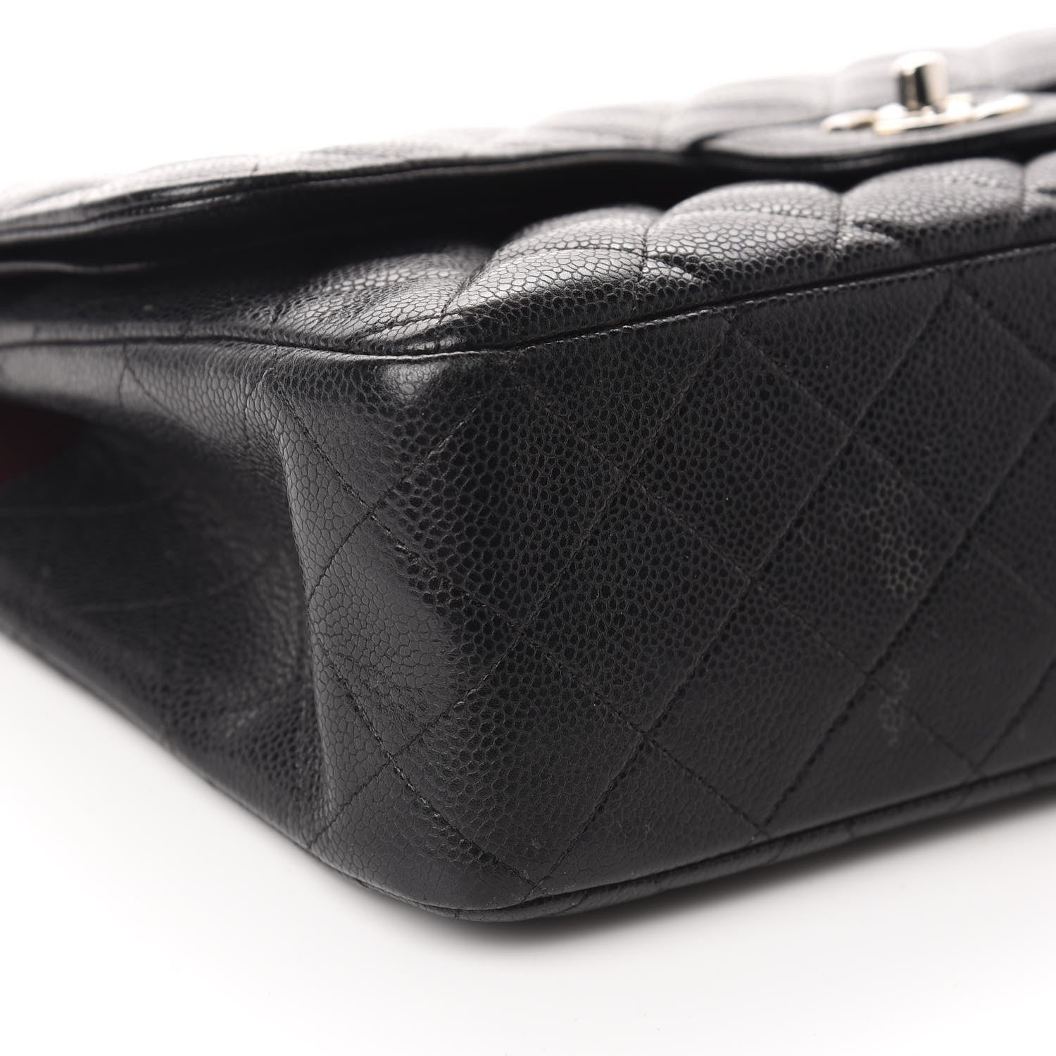 Chanel Caviar Quilted Jumbo Double Flap Black 6 of 11