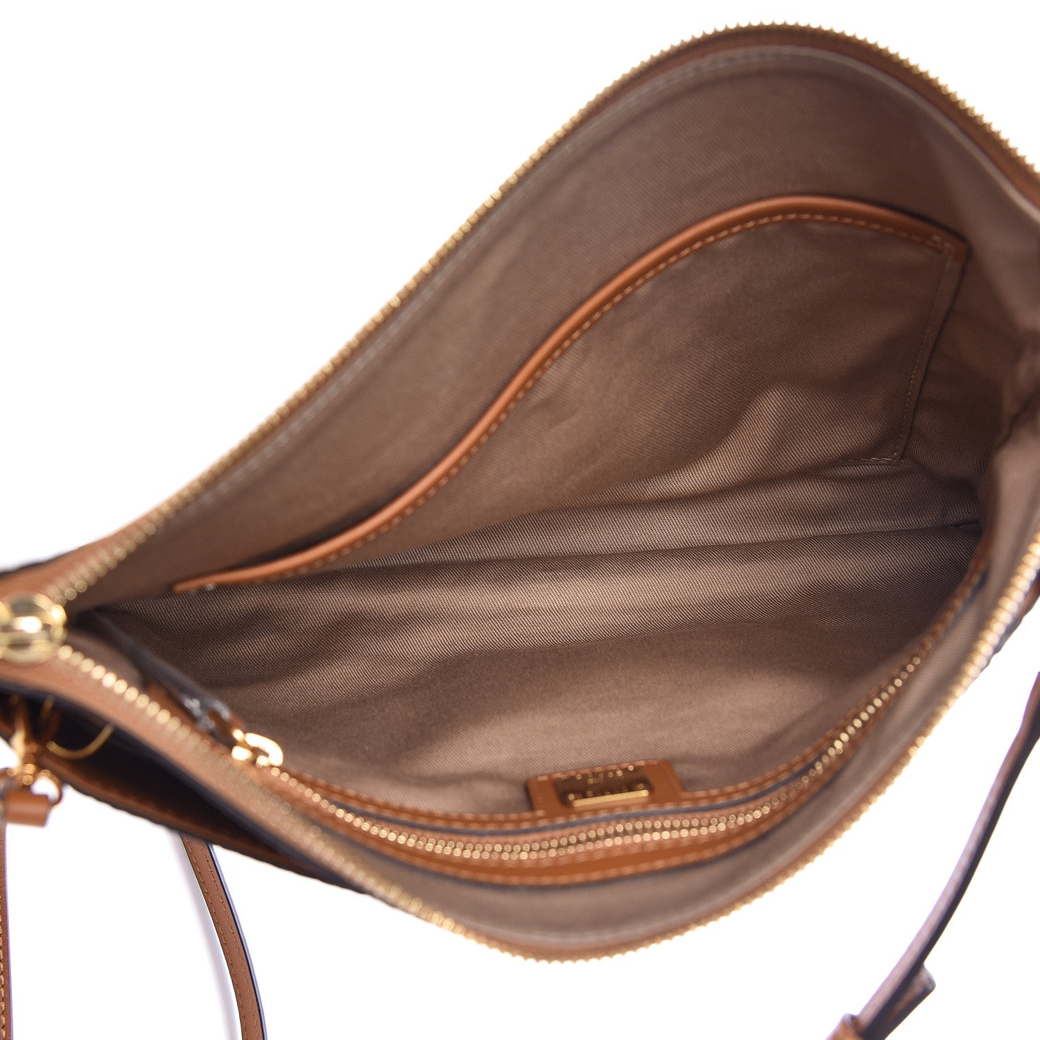 MCM Visetos Medium Crossbody Pouch Cognac 5 of 10