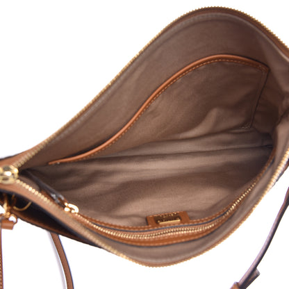 MCM Visetos Medium Crossbody Pouch Cognac 5 of 10