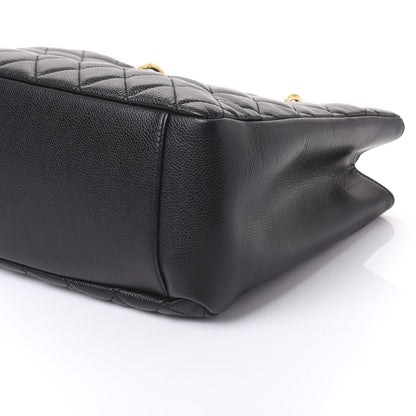 Chanel Caviar Quilted Grand Shopping Tote GST Black 6 of 13