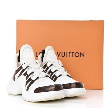 Louis Vuitton Patent Monogram LV Archlight Sneakers 36.5 White 11 of 11