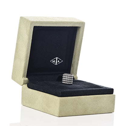 Van Cleef & Arpels 18K White Gold Perlee 5-Row Pendant 4 of 4