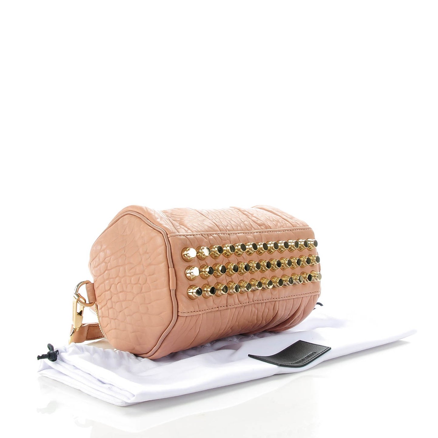 Pebbled Lambskin Mini Rockie Blush Pale Gold Hardware