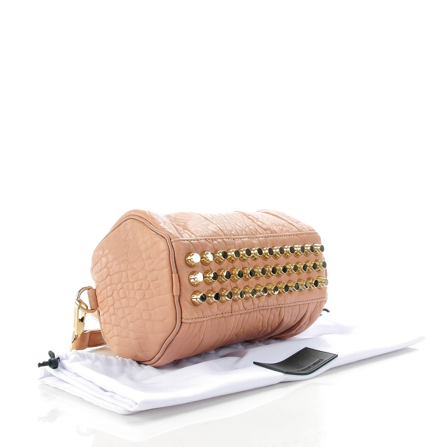 Alexander Wang Pebbled Lambskin Mini Rockie Blush Pale Gold Hardware 4 of 7