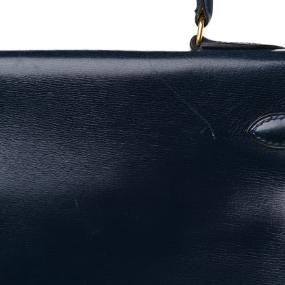Hermes Box Kelly Retourne 35 Indigo 16 of 23