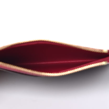 Louis Vuitton Monogram Zipped Card Holder Fuchsia 5 of 7
