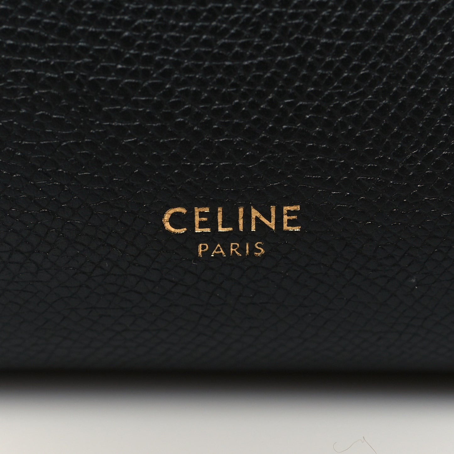 Grained Calfskin Micro Belt Bag Black